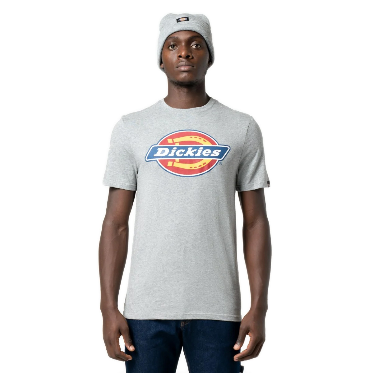Shop Dickies Grey Horseshoe Men's TShirt Dickies SA