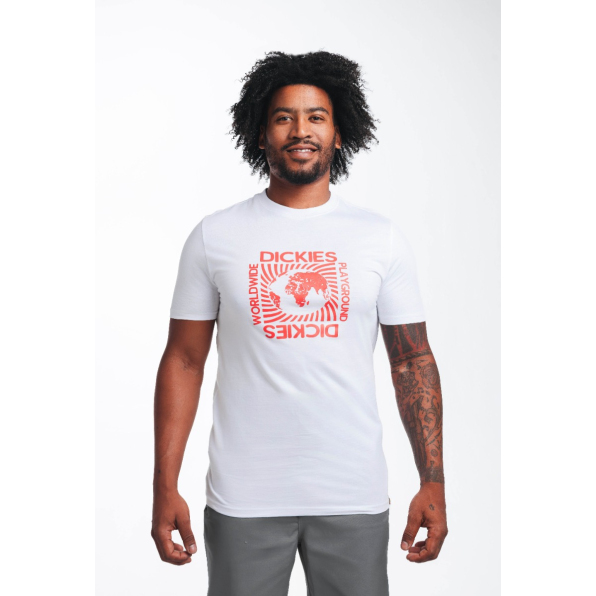 Shop Dickies Mississippi Mens Graphic White T-Shirt | Dickies SA